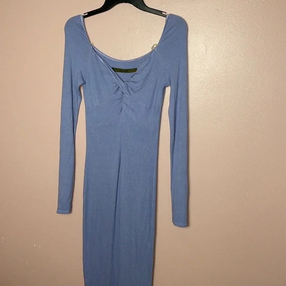 enza costa twist midi dress Enza Costa Silk Knit Sleeveless Twist Midi Dress in Orchid Flower